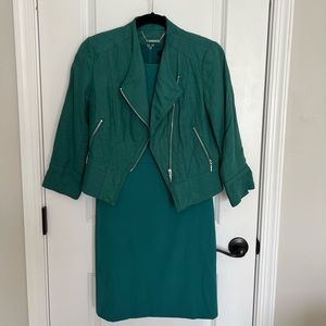 WHBM Dress & Matching Jacket